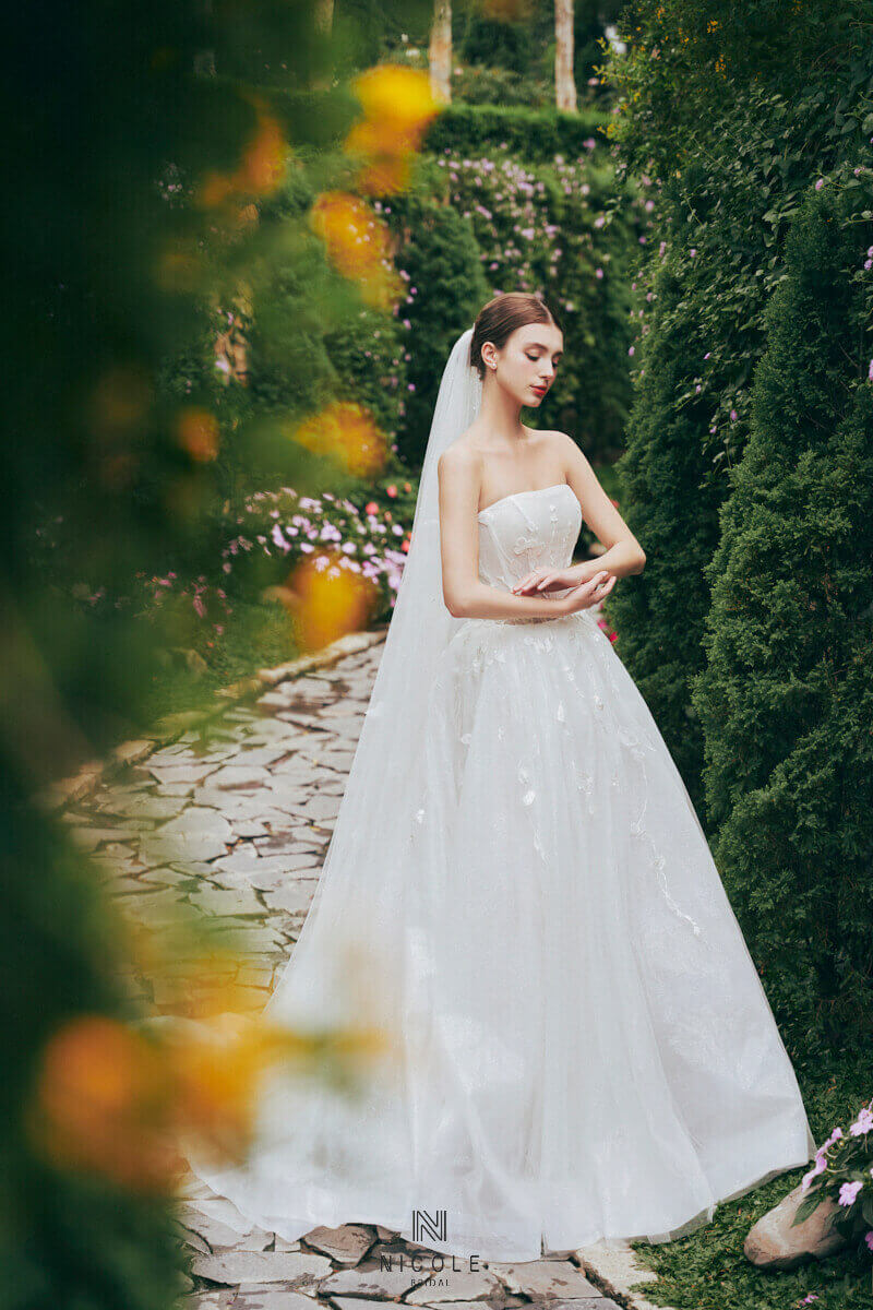 Nicole Bridal - Váy cưới chữ A hình 6
