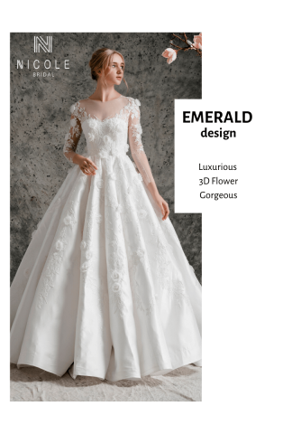 Váy cưới công chúa EMERALD (19LP604)