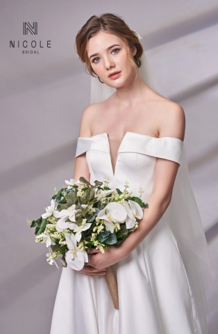 Váy cưới dáng chữ A Alice (18PA404)