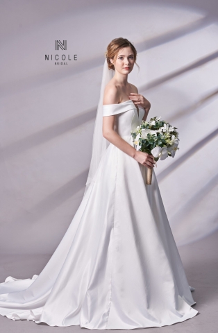 Váy cưới dáng chữ A Alice (18PA404)