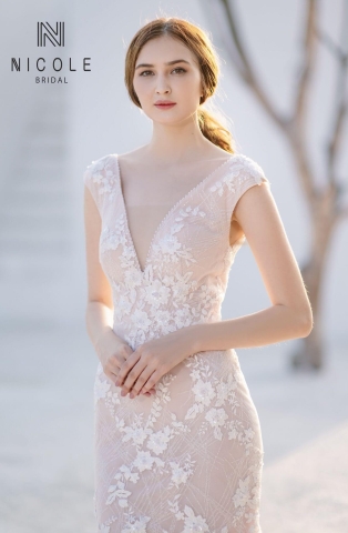 Váy cưới đuôi cá Beryl (20LM106)