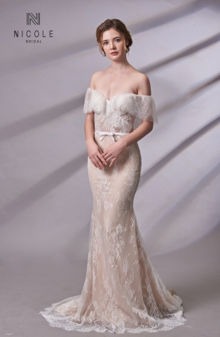 Váy cưới đuôi cá Bianca (18PM407)