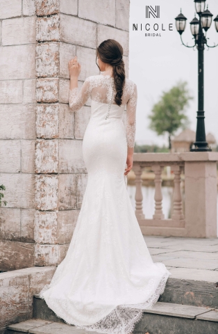 Váy cưới đuôi cá Ariel (19PM309)