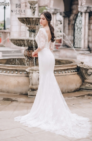 Váy cưới đuôi cá Merida (19PM304)