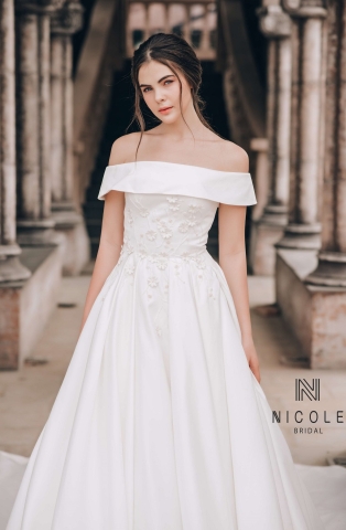 Váy cưới dáng chữ A Belle (19LA307)