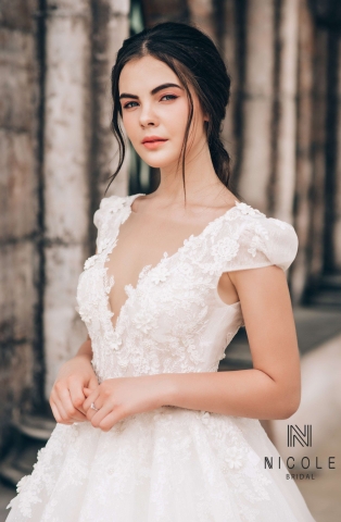 Váy cưới công chúa Elsa (19LP305)