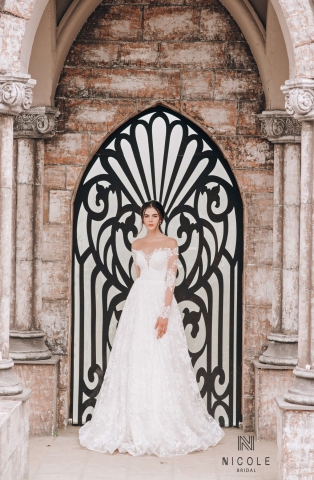 Váy cưới dáng chữ A Cinderella (19PA306)