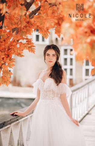 Váy cưới dáng chữ A Tiana (19PA301)