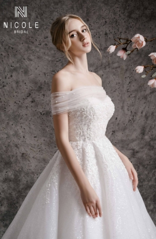 Váy cưới công chúa DIAMOND (19LP603)