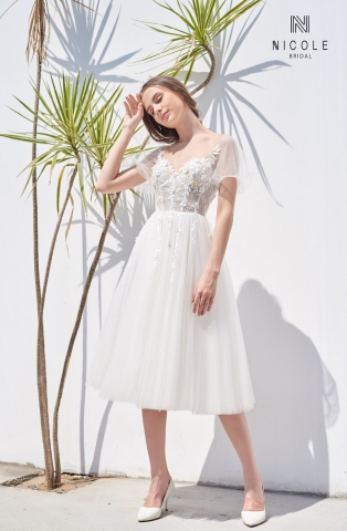 Váy cưới ngắn Dahlia 2019 (19PS110)