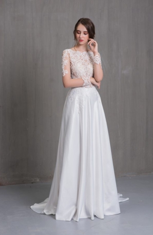 Váy cưới dáng chữ A Donna (18PA306)