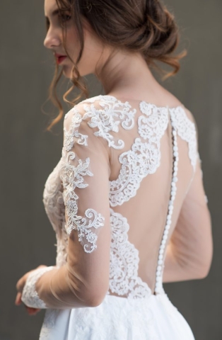 Váy cưới dáng chữ A Donna (18PA306)