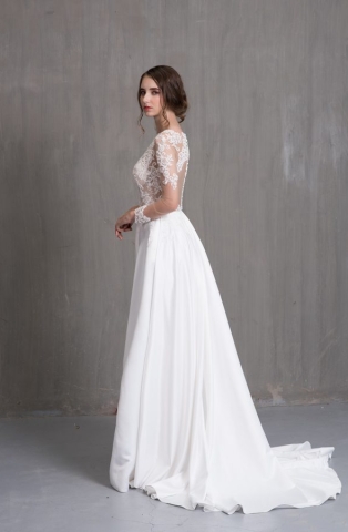 Váy cưới dáng chữ A Donna (18PA306)