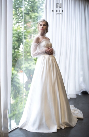 Váy cưới dáng chữ A Gemma (19PA207)
