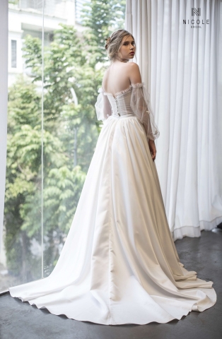 Váy cưới dáng chữ A Gemma (19PA207)