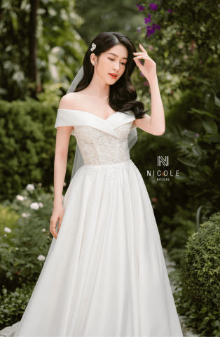 Áo cưới chữ A ISA - 22PA103
