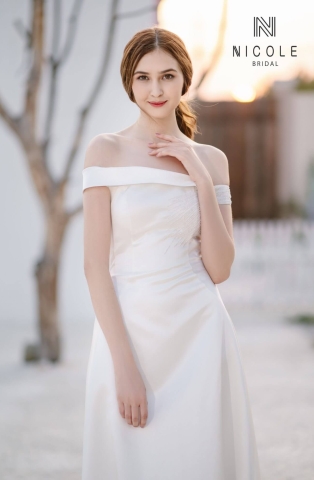 Váy cưới dáng chữ A - Louisa (20PA108)