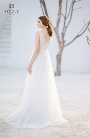 Váy cưới dáng chữ A - Martha (20PA110)