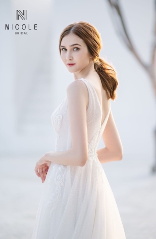 Váy cưới dáng chữ A - Martha (20PA110)