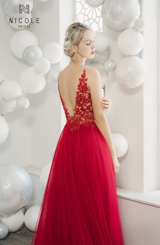 Váy cưới dáng chữ A Cherry (20PA302	)