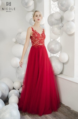Váy cưới dáng chữ A Cherry (20PA302	)