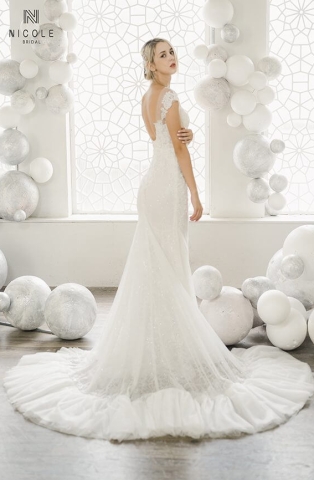 Váy cưới đuôi cá Clara (20LM303)