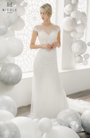 Váy cưới đuôi cá Clara (20LM303)
