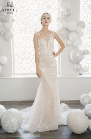 Váy cưới đuôi cá Elisa (20LM308)