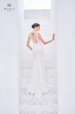 Váy cưới đuôi cá MOON (19LM408)