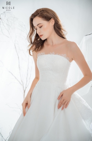Váy cưới dáng chữ A LILIAN (20PA408)