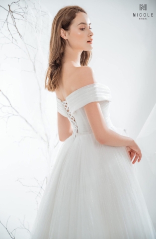 Váy cưới dáng chữ A Azura (20PA403)