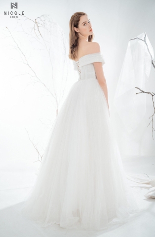 Váy cưới dáng chữ A Azura (20PA403)
