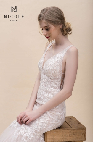 Váy cưới đuôi cá Ruby (19LM211)