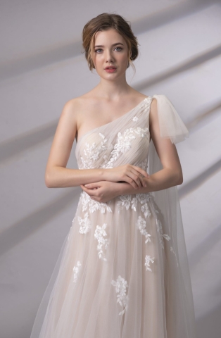 Váy cưới dáng chữ A Selina (18PA403)