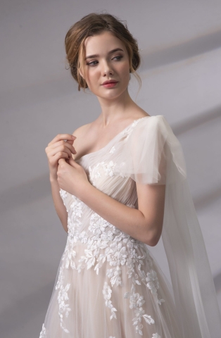 Váy cưới dáng chữ A Selina (18PA403)