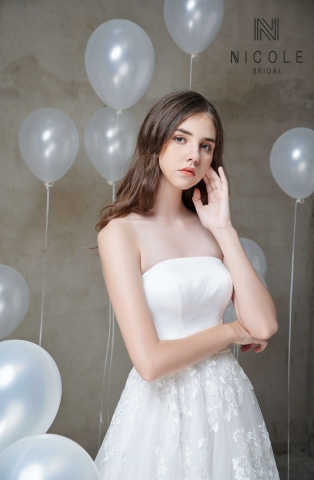 Váy cưới dáng chữ A JULIA (19PA506)