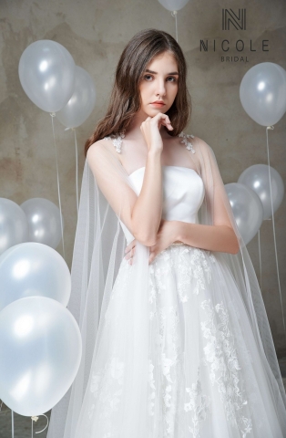 Váy cưới dáng chữ A JULIA (19PA506)