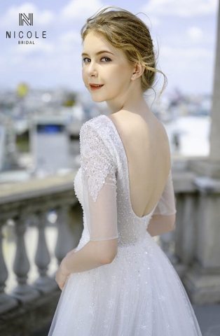 Váy cưới dáng chữ A Vera (20LA203)