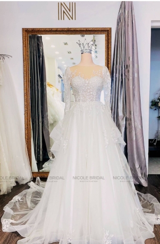 Váy thanh lý chữ A ngực tim TL23022