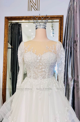 Váy thanh lý chữ A ngực tim TL23022