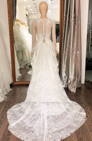 Váy thanh lý tay dài TL23004