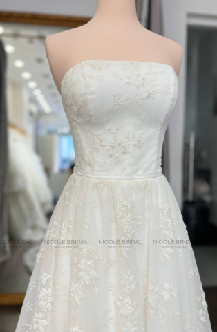 Váy thanh lý cúp ngực lưới kim tuyến TL23016