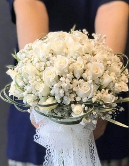 25+ Mẫu Hoa Cưới Cầm Tay Hoa Hồng Đẹp Nhất