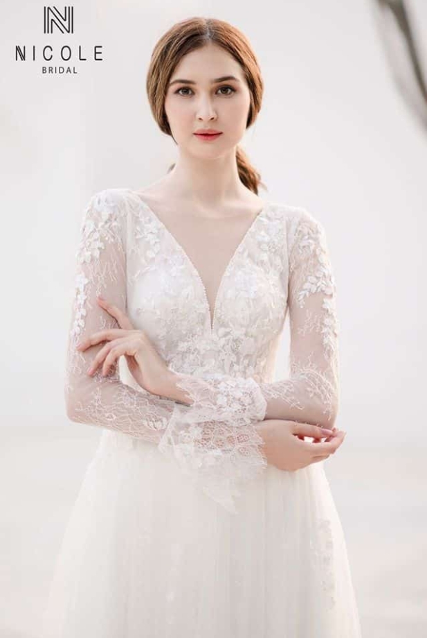 Váy cưới dáng chữ A Aboli (20PA105)