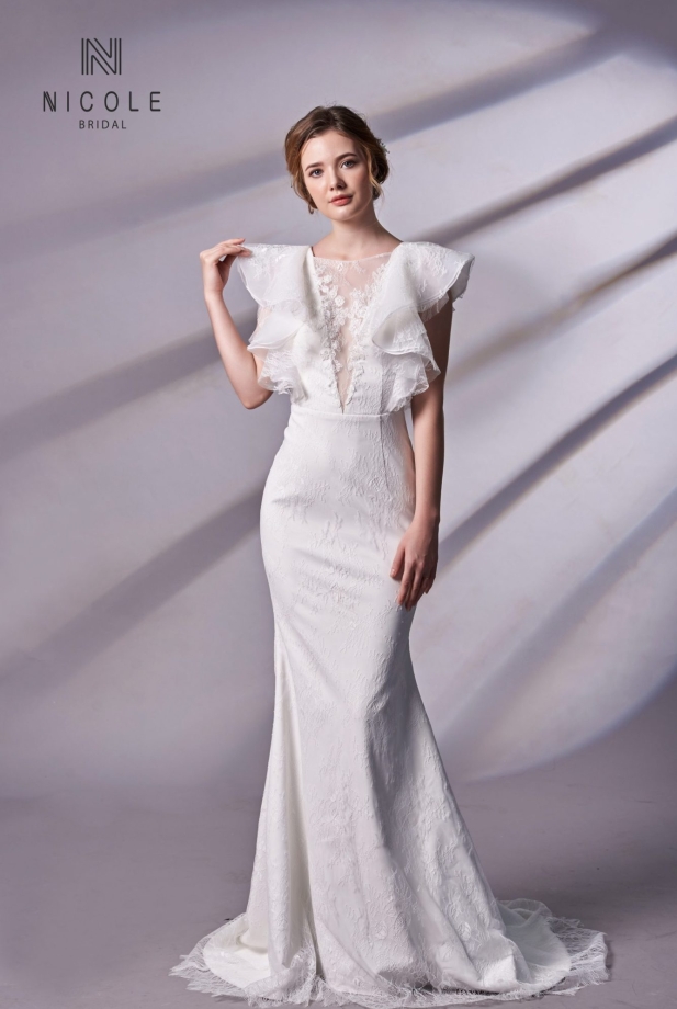 Váy cưới đuôi cá Andrea (18PM408)
