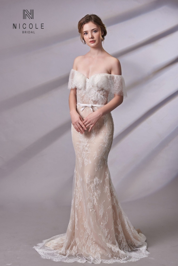 Váy cưới đuôi cá Bianca (18PM407)