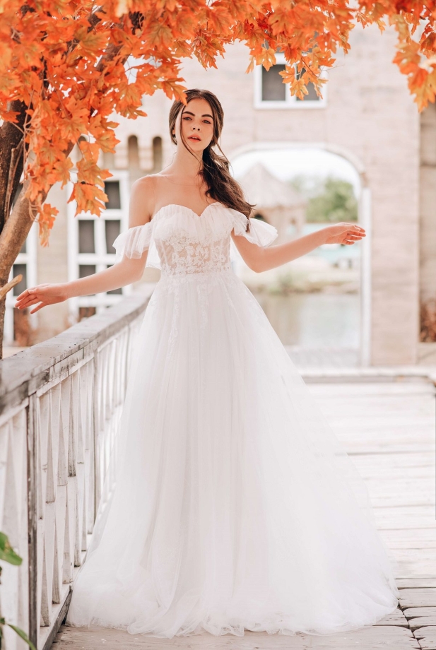 Váy cưới dáng chữ A Tiana (19PA301)
