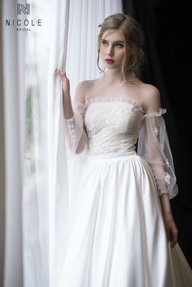 Váy cưới dáng chữ A Gemma (19PA207)