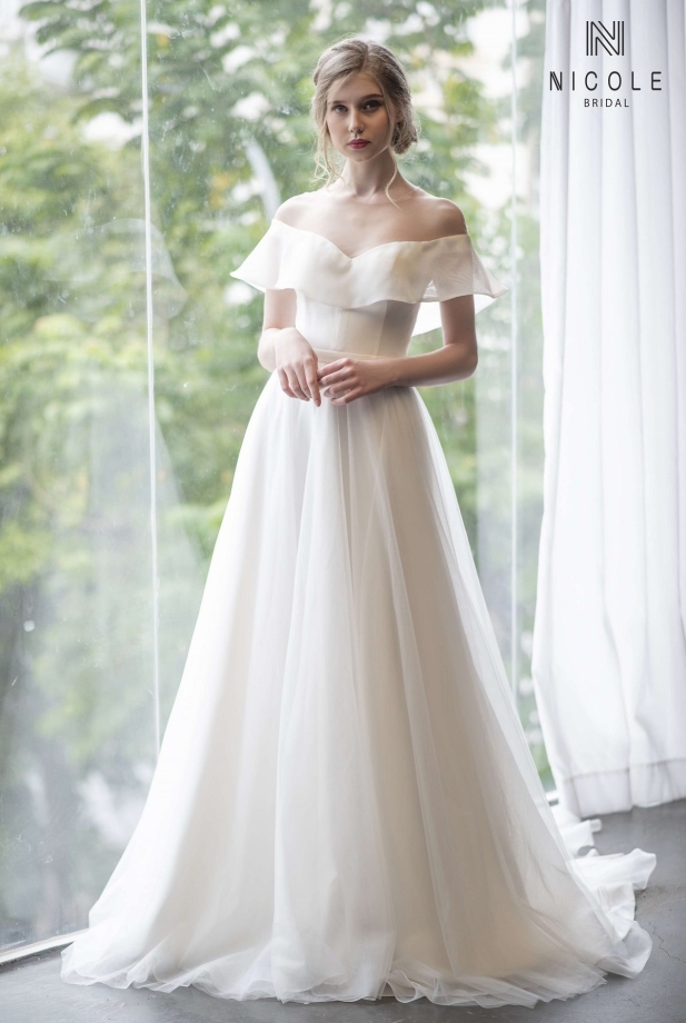 Váy cưới dáng chữ A Julliet (19PA208)