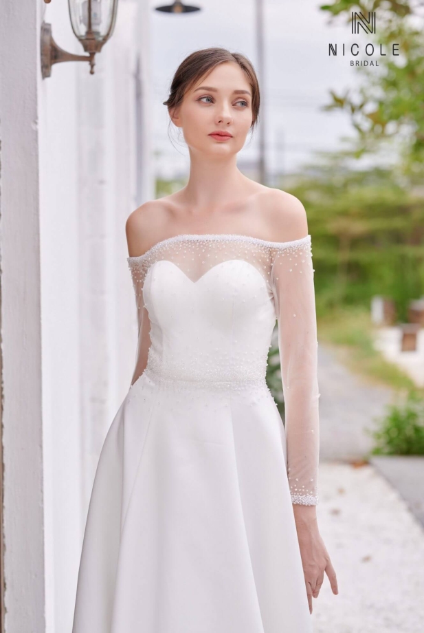 Váy cưới dáng chữ A KEVA 21PA106